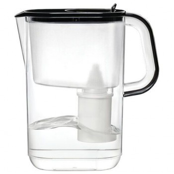 Кувшин-фильтр для очистки воды БАРЬЕР "Эверест", 3,5 л, со сменной кассетой, черный,, В775Р00