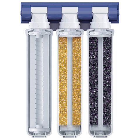 Фильтр для воды БАРЬЕР "ЭКСПЕРТ Жесткость", 3 ступени, ресурс 10000 л, Н221Р12