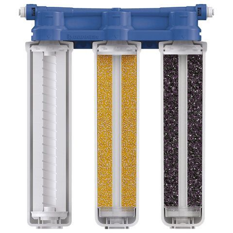 Фильтр для воды БАРЬЕР "ЭКСПЕРТ СЛИМ Жесткость", 3 ступени, ресурс 10000 л, Н821Р06