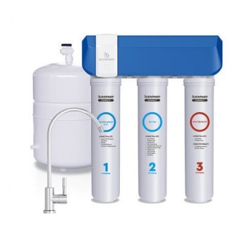 Фильтр для воды с краном и баком БАРЬЕР "Compact OSMO 100",обратный осмос,3 ступени,б, Н262Р01