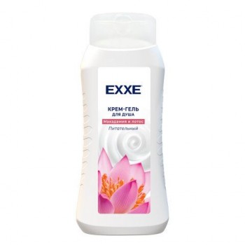 Крем-гель для душа 400мл EXXE "Макадамия и лотос", питательный, шк 80624, С0007591