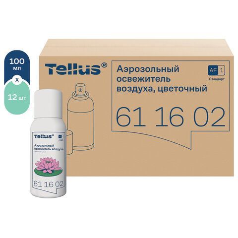 Сменный баллон 100мл Tellus/TORK (Система АF1) СТАНДАРТ, цветочный аромат, 611602