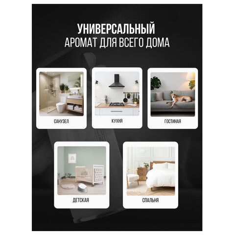 Освежитель воздуха 250мл ARLUNI "Жасмин и ваниль", сухое распыление, триггер, ш/к 416