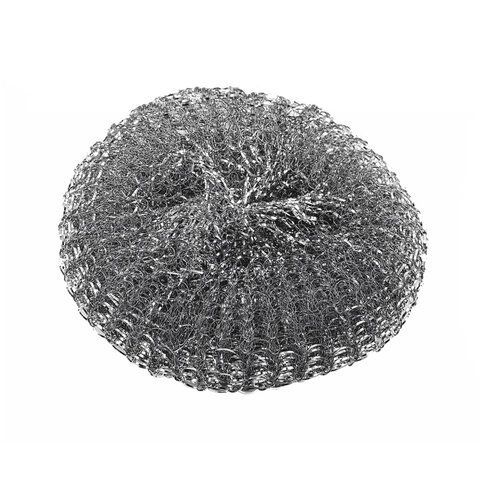 Губка (мочалка) металлическая, 40г, МЕГА, для посуды, гриля, плиты, YORK 20 шт., 003030