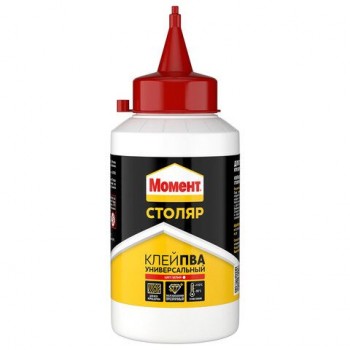 Клей универсальный МОМЕНТ Столяр, 250г, ПВА, для различных пород дерева, 1960505