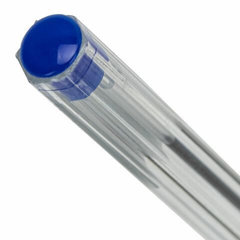 Ручка шариковая STAFF &quot;Basic Budget BP-04&quot;, синяя, ВЫГОДНАЯ УПАКОВКА, КОМПЛЕКТ 50 штук, 880779