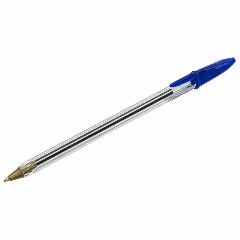 Ручка шариковая STAFF &quot;Basic Budget BP-04&quot;, синяя, ВЫГОДНАЯ УПАКОВКА, КОМПЛЕКТ 50 штук, 880779