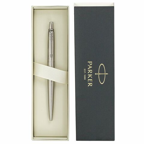 Ручка шариковая PARKER &quot;Jotter Core Stainless Steel CT&quot;, пакет, 880892