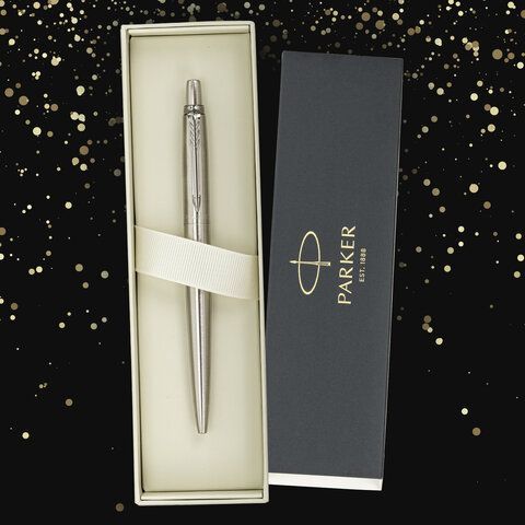 Ручка шариковая PARKER &quot;Jotter Core Stainless Steel CT&quot;, пакет, 880892