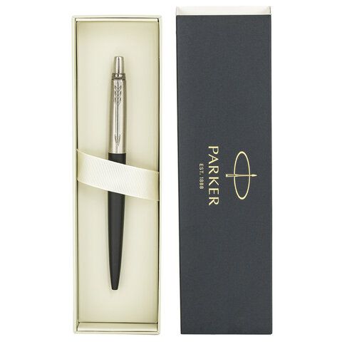 Ручка шариковая PARKER &quot;Jotter Core Bond Street Black&quot;, пакет, 880893