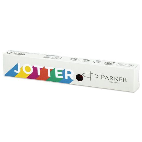 Ручка шариковая PARKER &quot;Jotter Plastic CT&quot;, корпус красный, ежедневник А5 красный, пакет, 880897