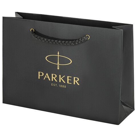 Ручка перьевая PARKER &quot;IM Achromatic Black BT&quot;, ежедневник А5 черный, пакет, 880901
