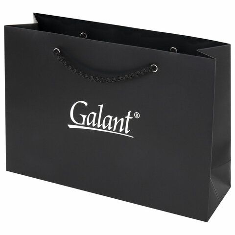 Ручка шариковая GALANT &quot;Black&quot;, корпус черный, ежедневник недатированный А5 черный, пакет, 880904
